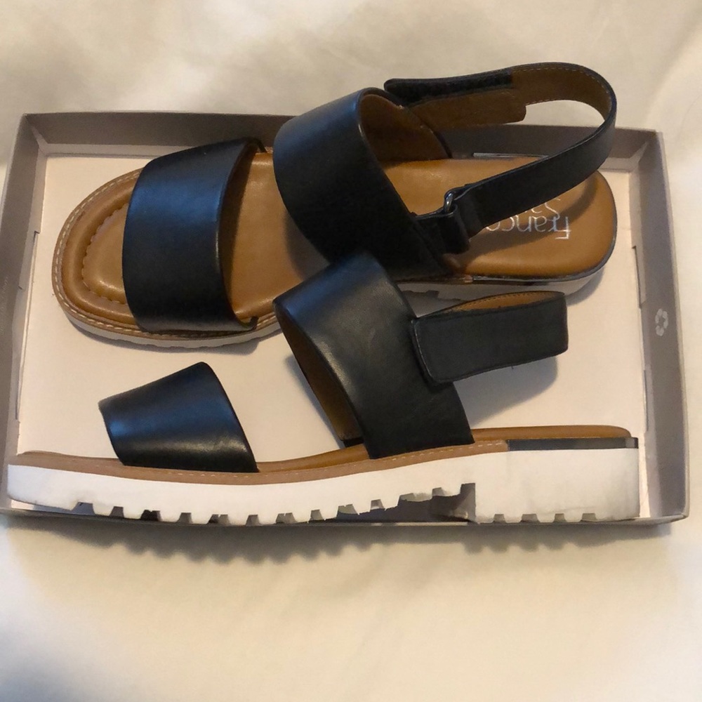 Black Velcro Franco Sarto sandal